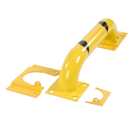 Global Industrial Removable Steel Rack Guard 9inH X 48in L 238803